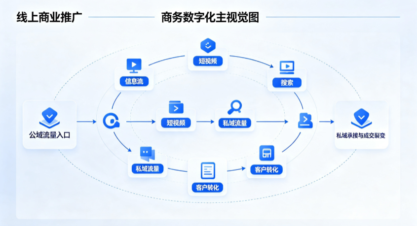 鹤庆县线上商业推广怎么做？全域流量闭环搭建与低成本转化实战指南